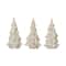Hello Honey® 10.5" Cream Decorative Glazed Stoneware Tree Set